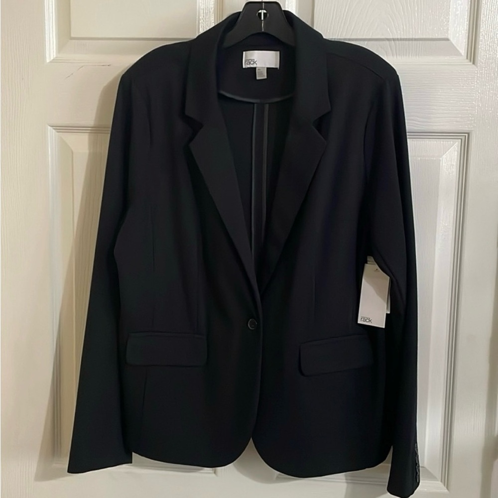 Nordstrom Rack Stretch Black Blazer